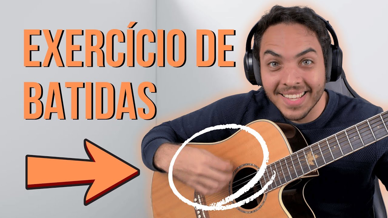 Aula de ritmo para quem tem dificuldade em batidas no violão