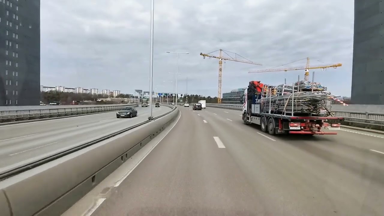 Linje 152 från Liljeholmen mot Solna , Solna till Liljeholmen (Stockholm SSV Nyboda Hallen Garage)
