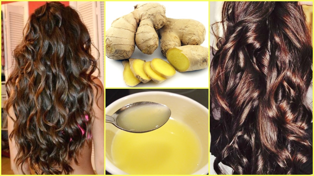 Homemade Ginger Hair Oil For Extreme Hair Growth, Hair Loss │DIY GINGER HAIR MASK SILKY, SHINY HAIR