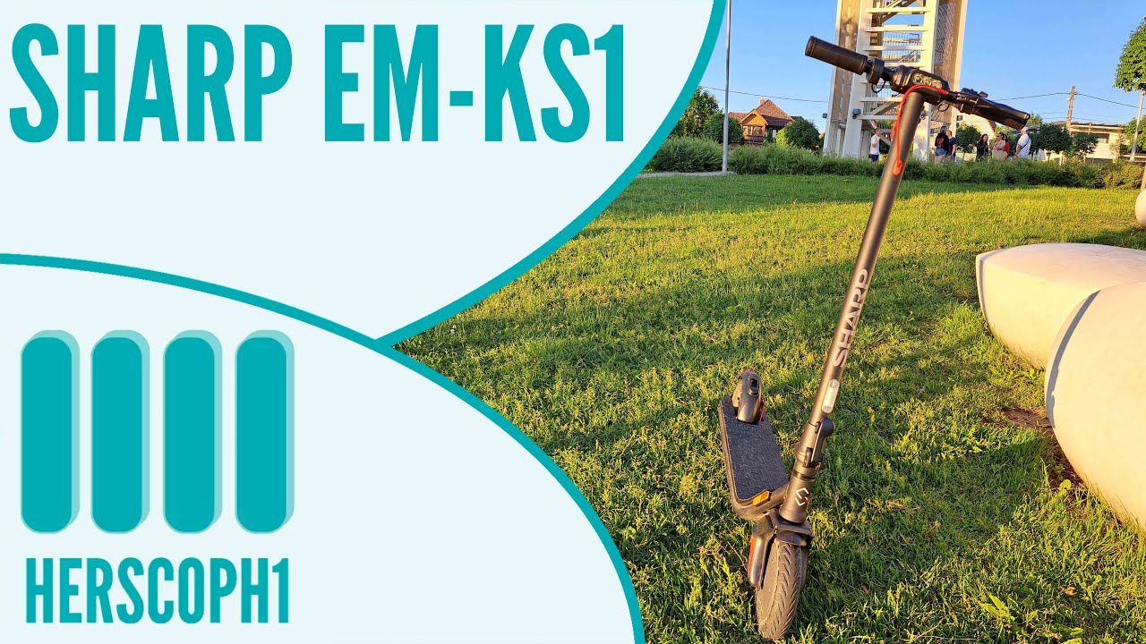 SHARP EM-KS1 E-ROLLER teszt || egy újabb nagy márka e-rollere