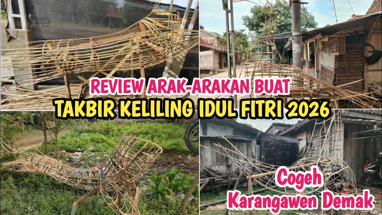 SUDAH BIKIN SEMUA‼️Review 5 Arak-arakan Buat Memeriahkan Takbir Keliling Idul Fitri 2026