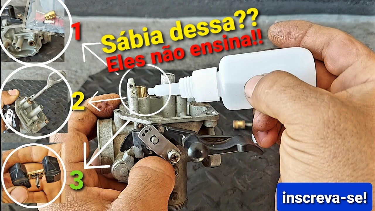 Carburador vazando gasolina vejo o q  os mecânicos não ensina pra resolver de vez.