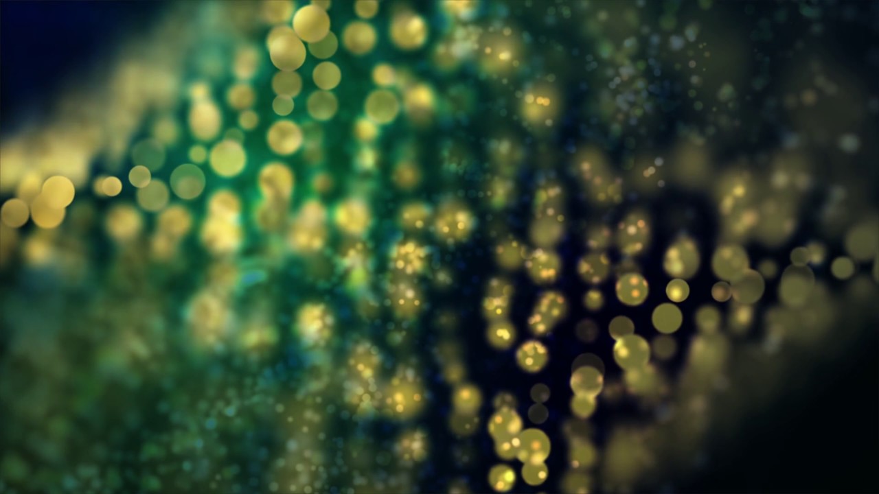 Green & Yellow Particles Moving | 4K Relaxing Screensaver