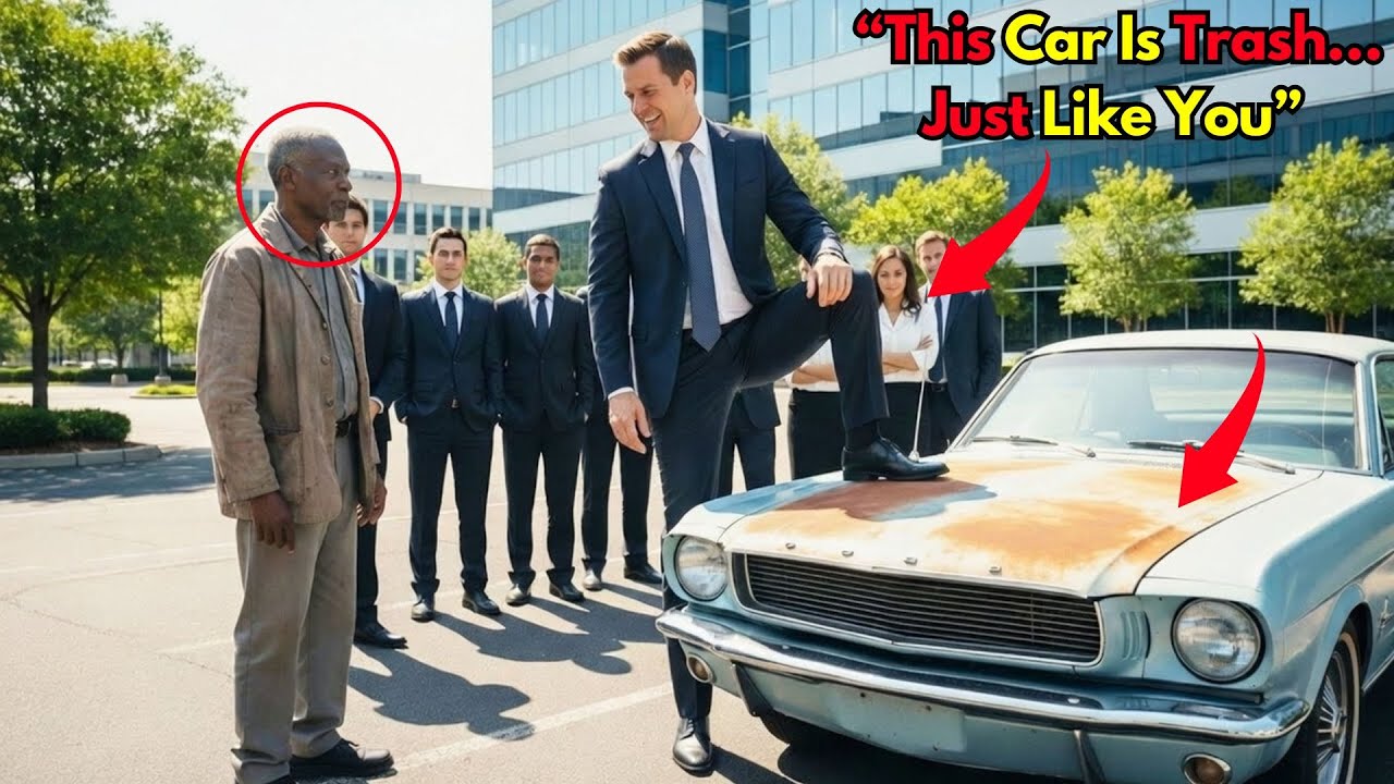 Arrogant CEO Mocks a Janitor’s Car—Then It Roars 🔥#EmotionalStory#LifeLessons#RevengeStory