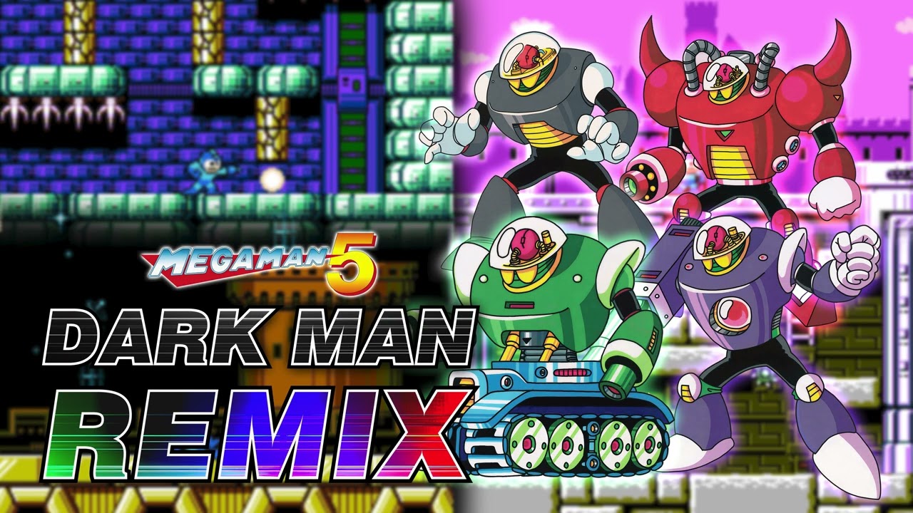 Mega Man 5 - Dark Man Stage 1-4 / Proto Man's Fortress Remix (Rock/Piano/Orchestra) [AI Generated]