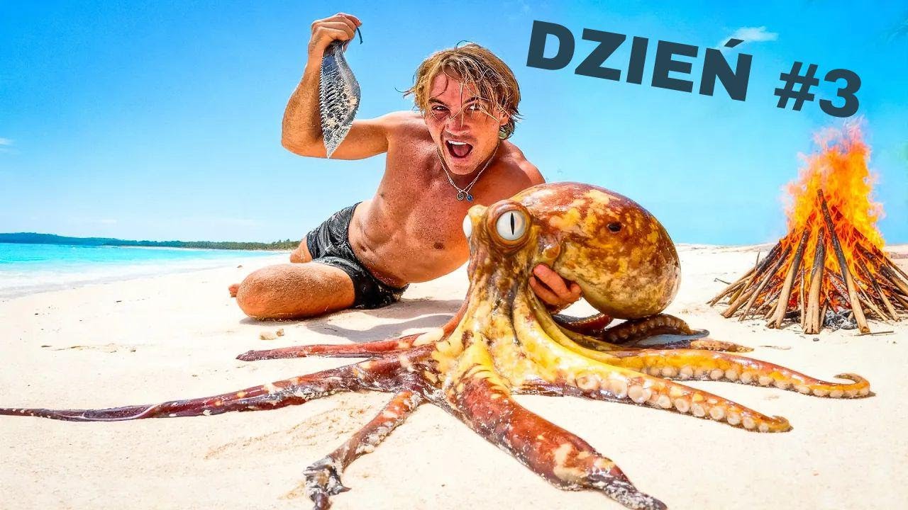 Przeżyłem 3 dni, jedząc tylko to, co sam złowiłem na bezludnej wyspie