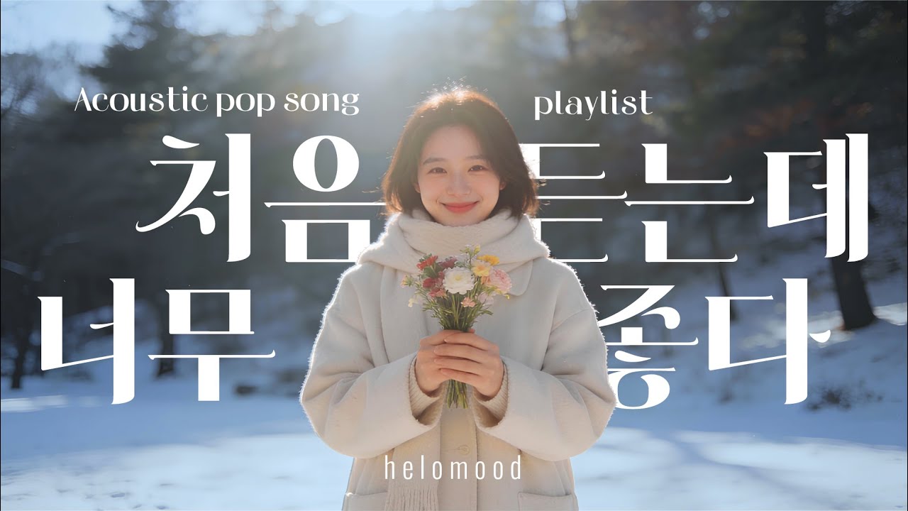 playlist 🎧 눈 내린 오후, 작은 꽃 한 송이 | 따뜻한 어쿠스틱 팝 | 잔잔하게 흘려듣는 음악 모음