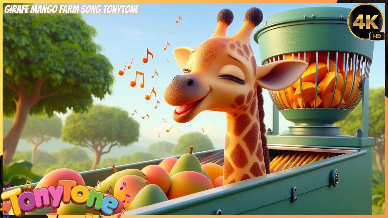 ✨New  Giraffe&rsquo;s Mango Grader Song 🎵 | Sweet Mango Fun for Kids! 🍋🦒