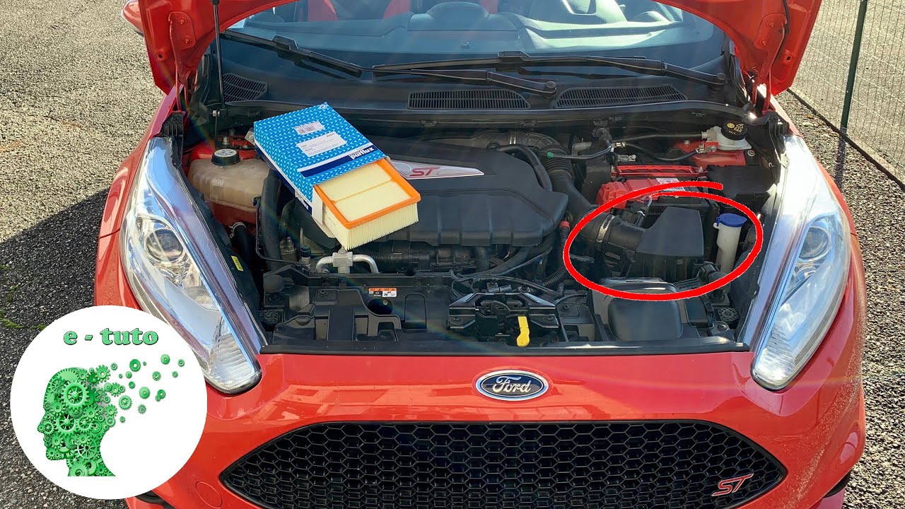 Changer filtre à air Ford Fiesta.