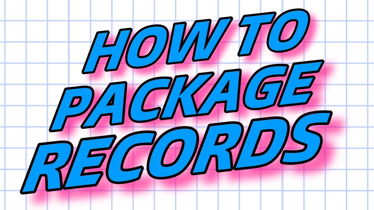 Siples Records - How To Properly Package A Vinyl Record For Shipping