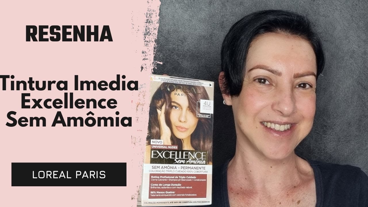 Resenha Tintura Imedia Excellence Sem Amômia Da Loreal Paris
