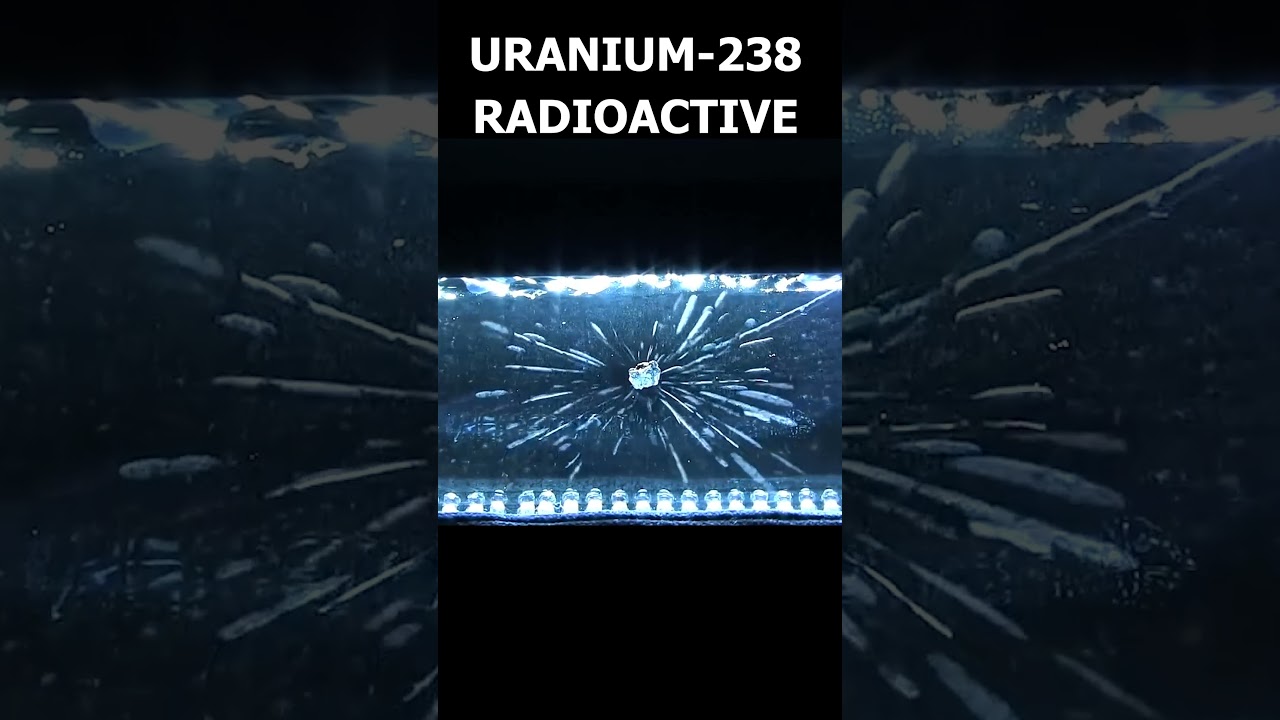 Uranium-238 in the Wilson chamber #shorts