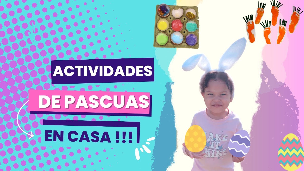 Actividades de Pascua para bebés de 2 años en Casa | Juegos Fáciles  para niños 2 a 3 años