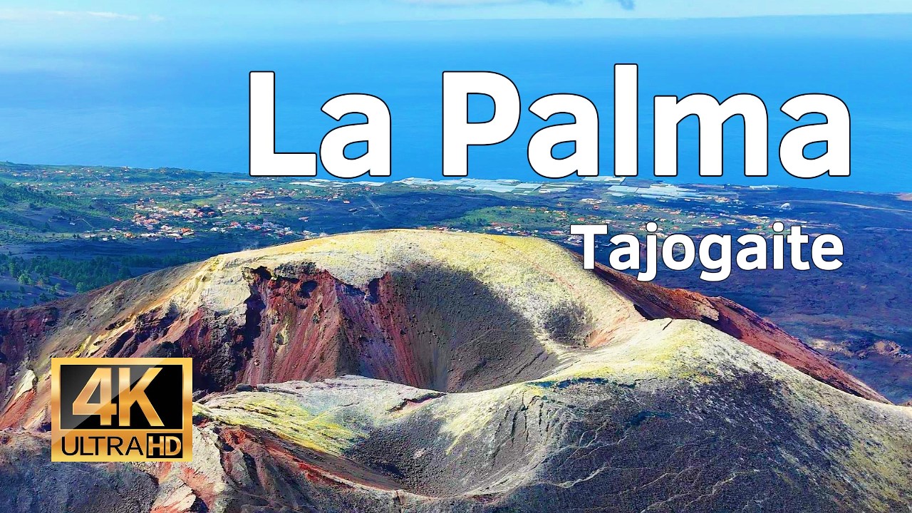 Tajogaite Volcano, La Palma, Spain 🇪🇸 | Drone Footage 4K 60 FPS | Atmospheric Music