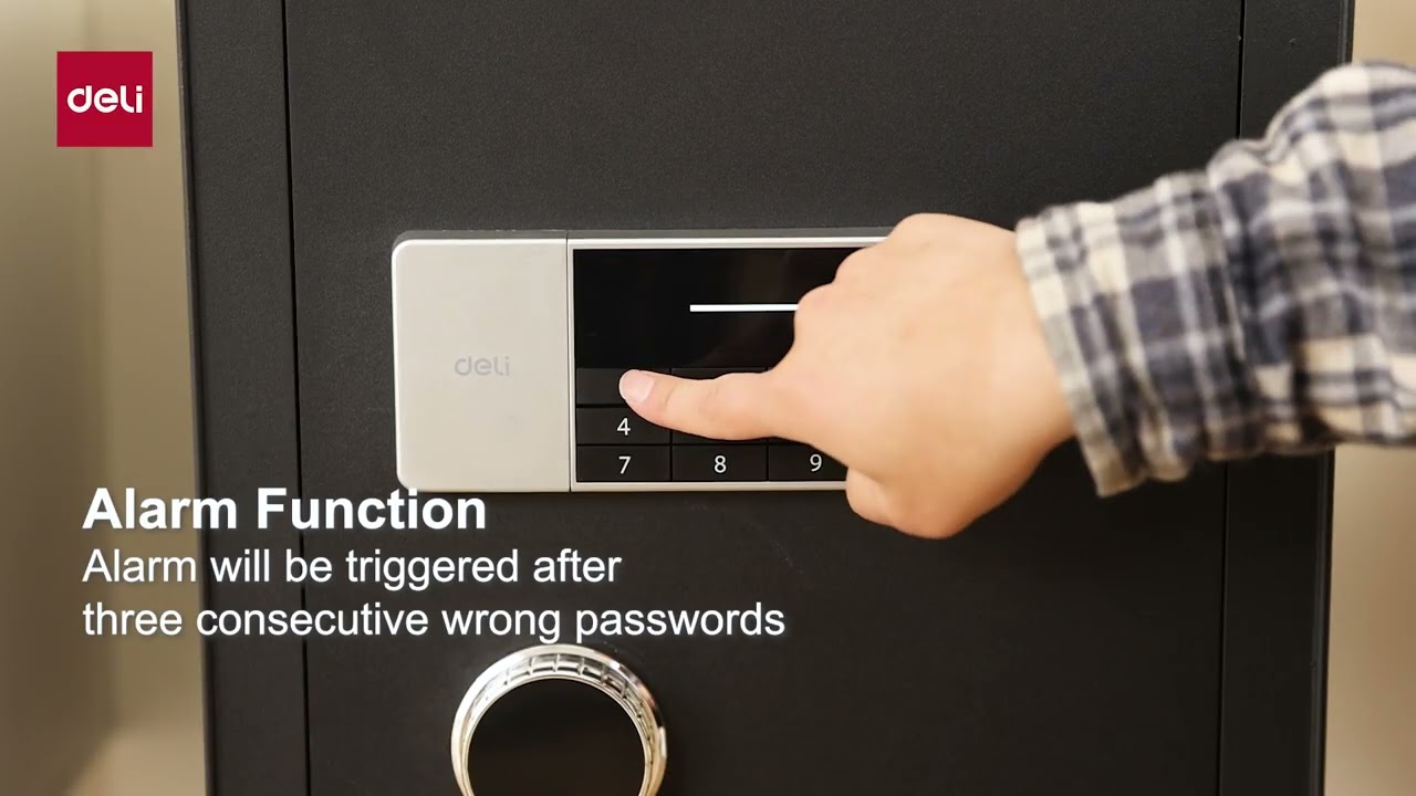 deli ET550 Series Electronic Password Safe Deposit Box