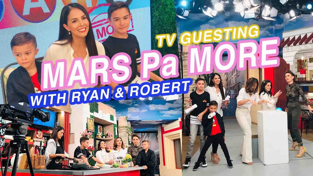TV Guesting at Mars Pa More! With My Sons Ryan & Robert