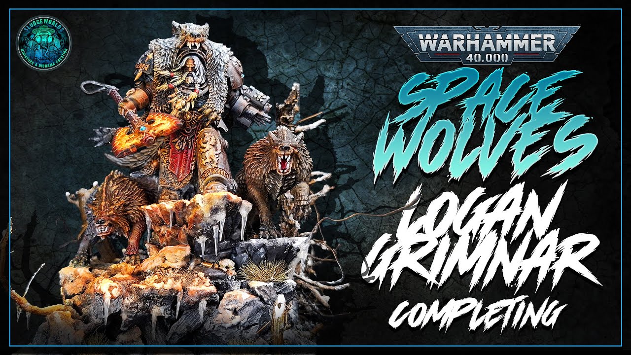 WH40K - LOGAN GRIMNAR Part 4/4 - Completing the project [TIMELAPSE] #warhammer #miniaturepainting