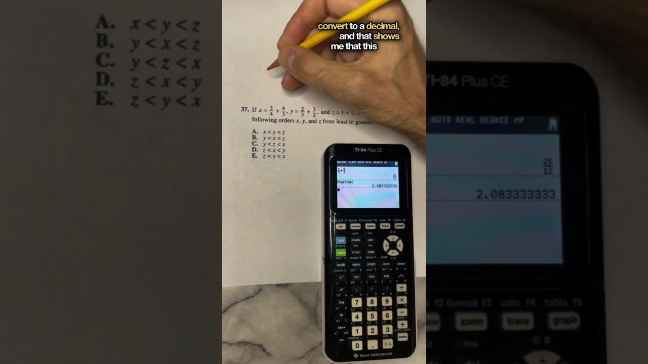 Learn more on my calculatorhacks.com course! #CalculatorHacks #ACTMath #ACTPrep #ACTTest #Calculator