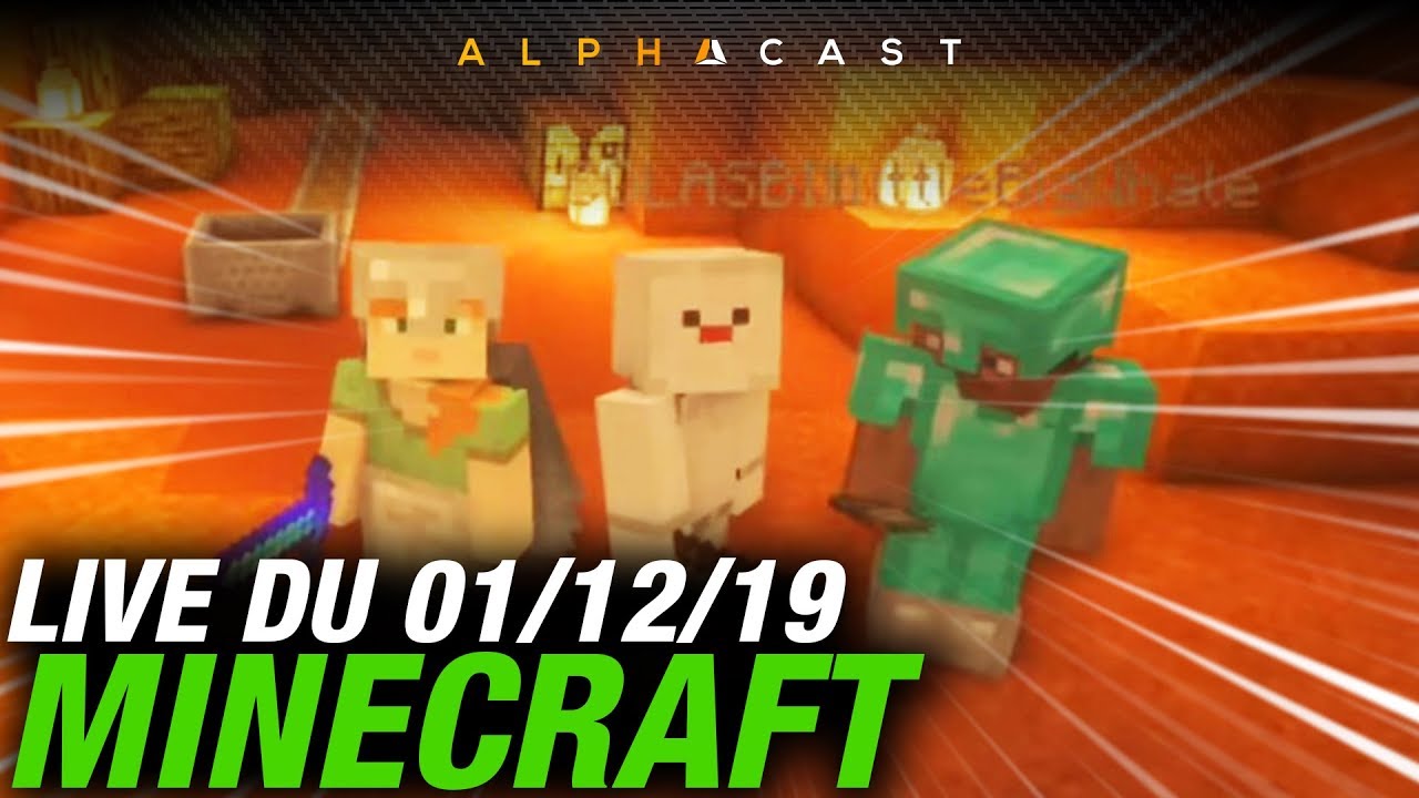 VOD ► MA 1ÈRE FOIS SUR MINECRAFT (avec Colas & LittleBigWhale) - Live du 01/12/2019