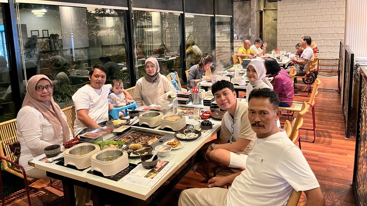 Makan Malam di Shabu Hachi Pajajaran Bogor 🍖🥩✨ || weekend bersama oma part 2