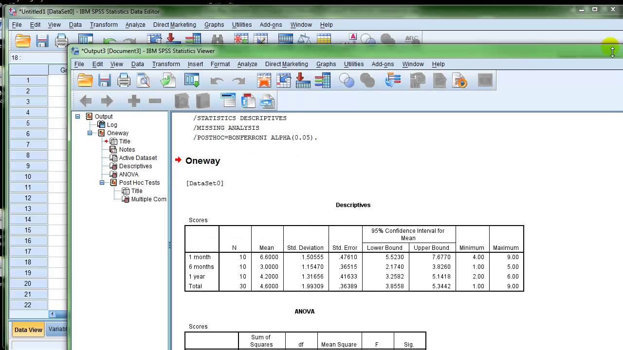 One-Way ANOVA (between subjects)