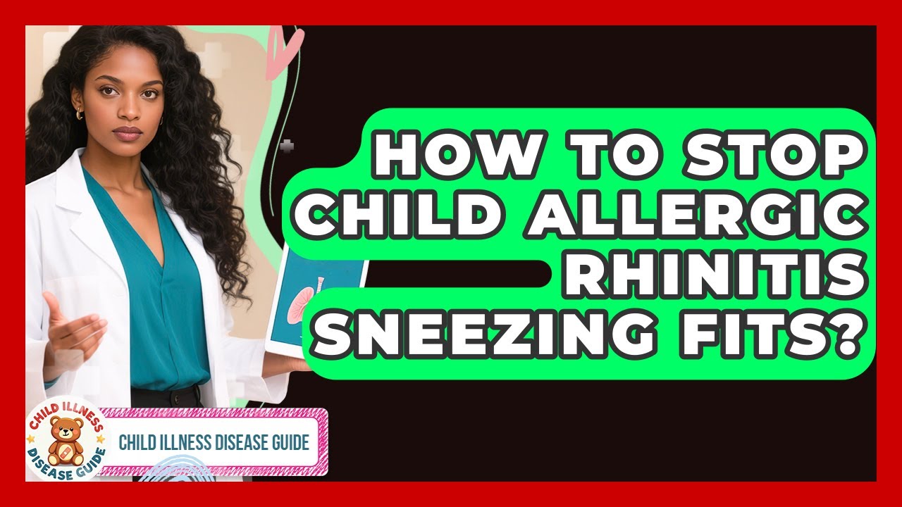 How To Stop Child Allergic Rhinitis Sneezing Fits? - Child Illness Disease Guide