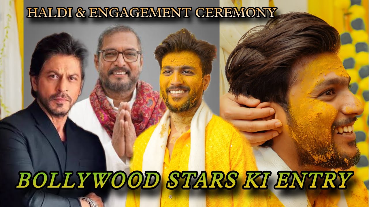 Haldi mein bollywood stars ki entry 🔥 haldi ceremony ka final vlog #ibbushkishaadi 😍
