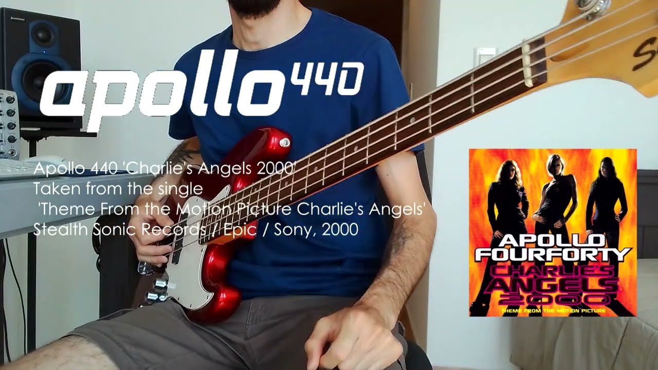 Apollo 440 'Charlie's Angels 2000' BASS Cover #jazzbass #apollo440 #apollofourforty #squierbass
