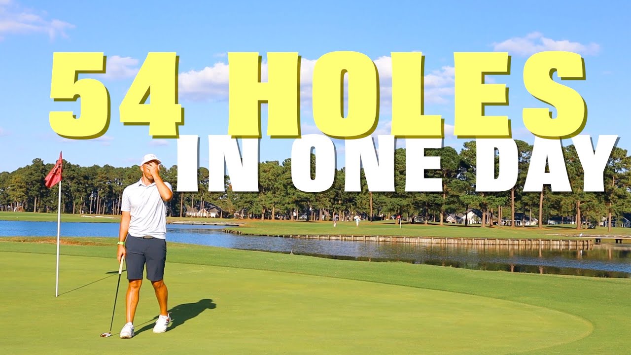I Played 3 Rounds Of Golf IN ONE DAY!