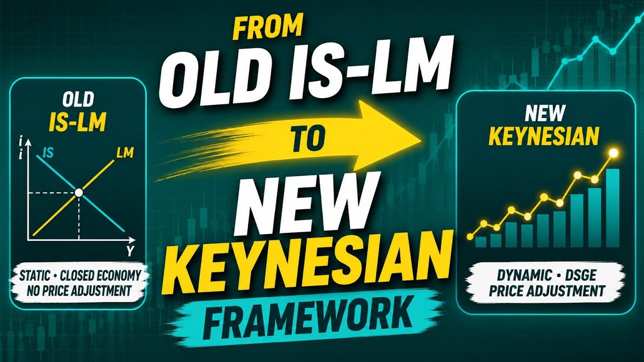 🌿From Pre-New Keynesian to New Keynesian | How IS-LM & Price Adjustment Are Replaced🌿
