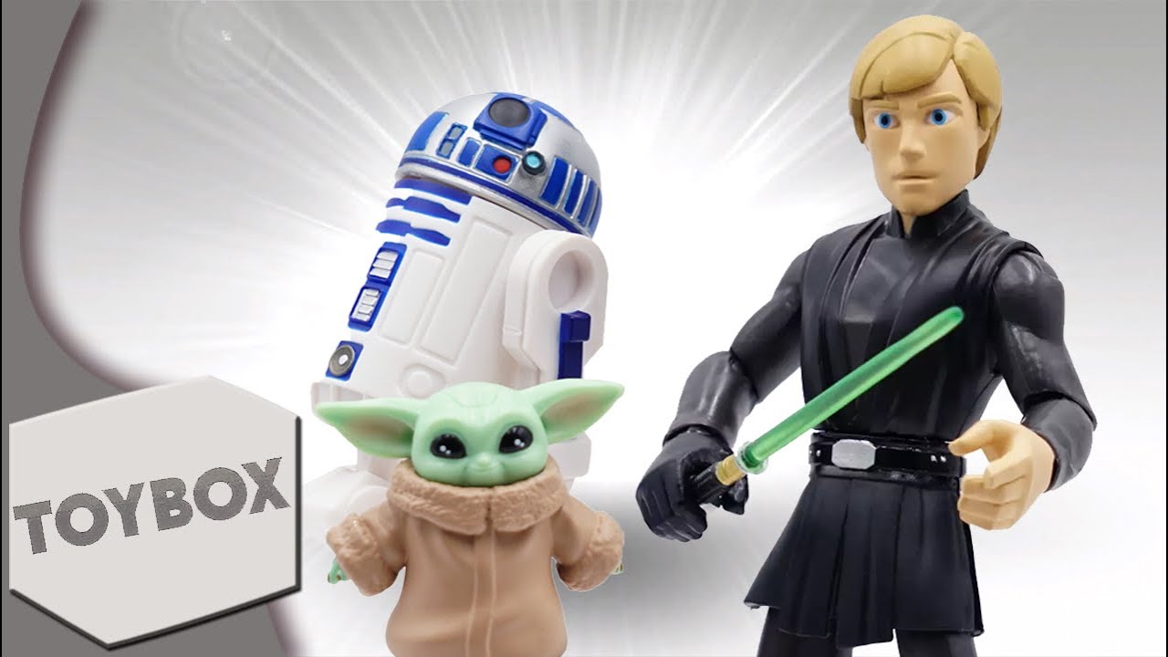 Luke Skywalker, R2 & Grogu Disney Infinity Inspired 