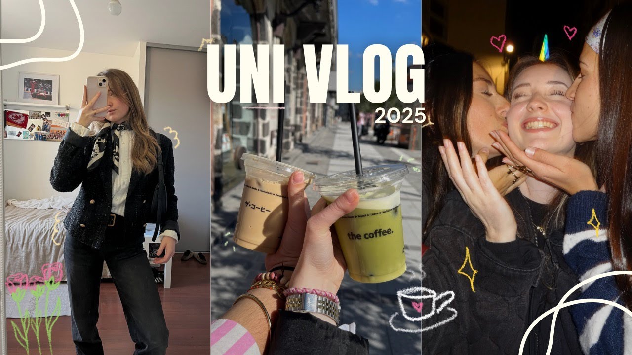 UNI VLOG | Une semaine dans ma vie d'étudiante en InfoCom (cours, copines, soirée...)