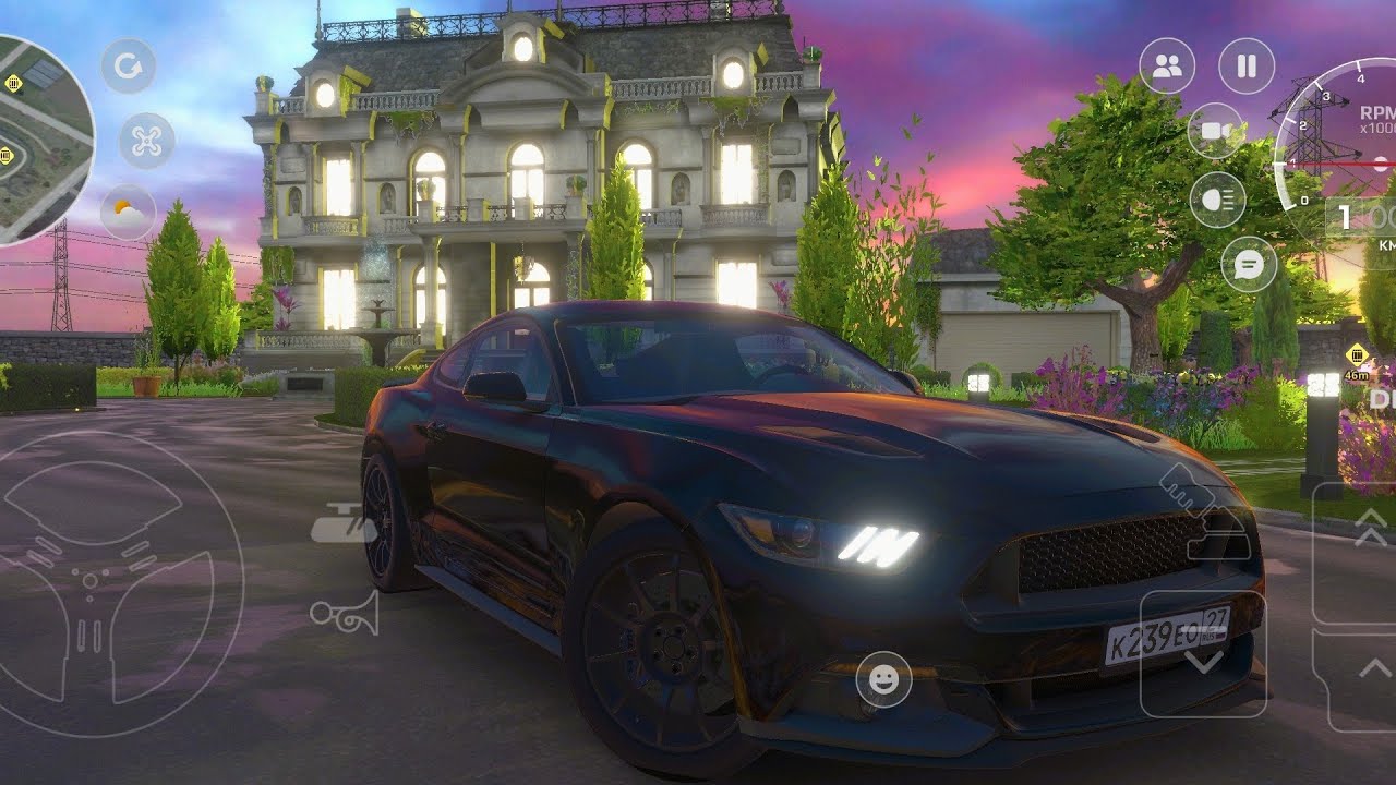 Mustang GT - Traffic Racer Russian Village Realistic Driving and Gameplay 