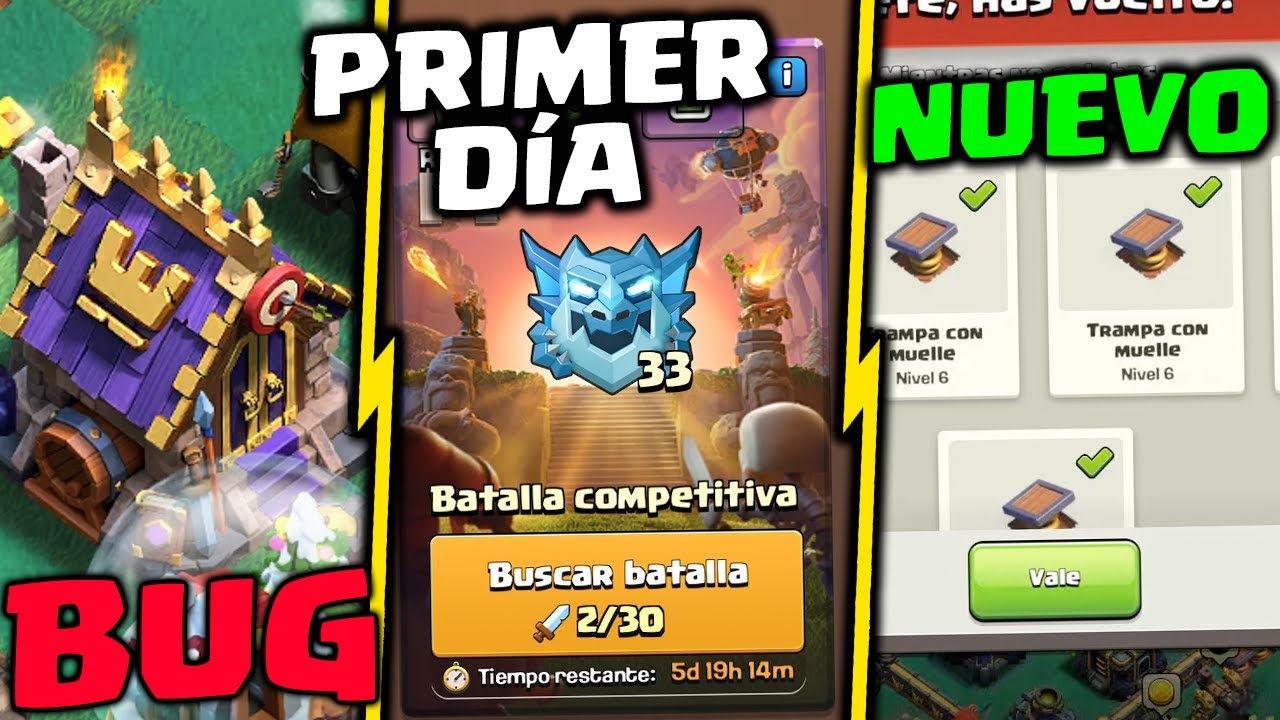⚔️ PRIMER D&Iacute;A del MODO COMPETITIVO 😵 Los secretos que NADIE te cuenta 🔥 | Clash of Clans