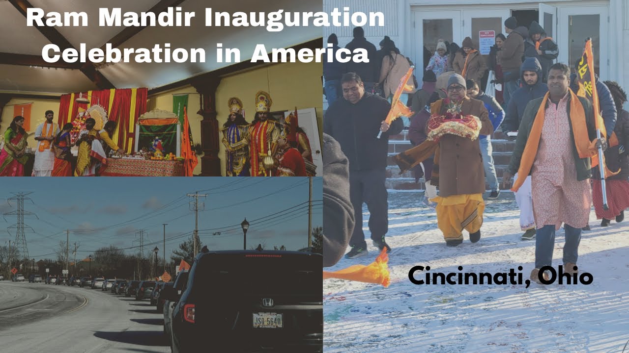 Shree Ram Lalla Dhwaj Yatra in America| Ayodhya Ram Mandir Celebration| Cincinnati I OHIO | America|