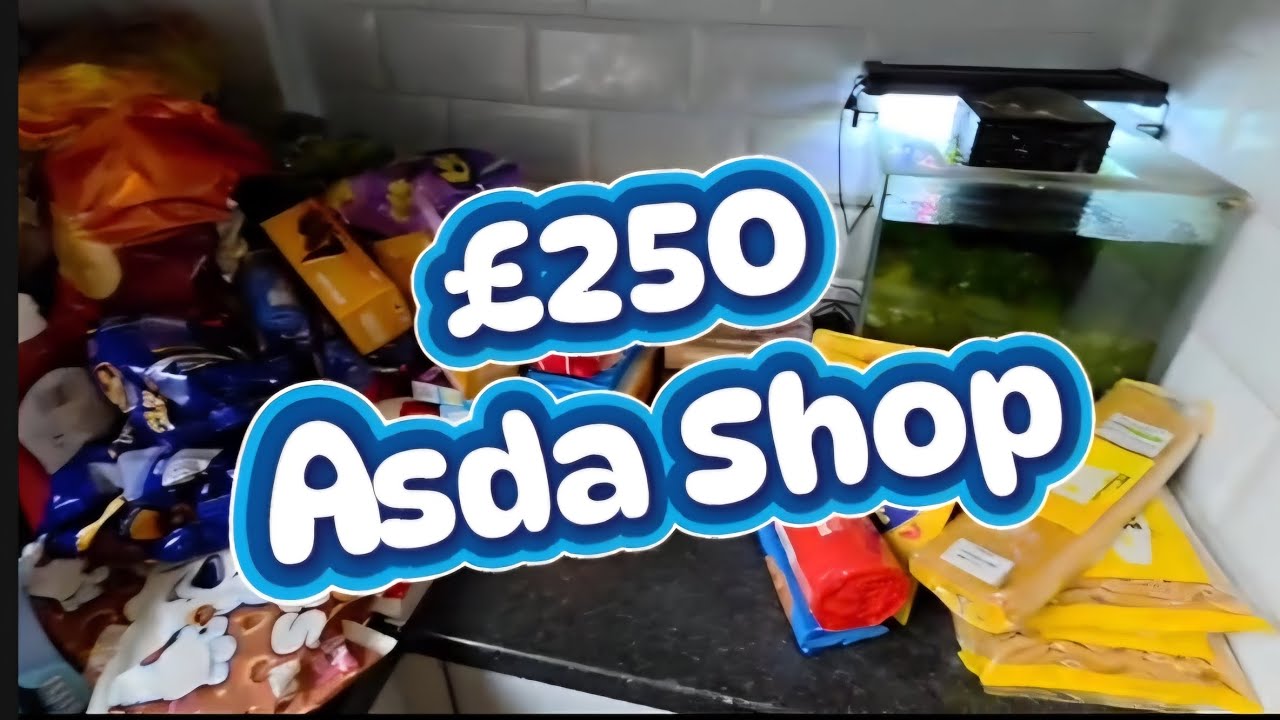 Пополнение счета в ASDA на 250 фунтов стерлингов | Мама 11 детей | Закуски и пополнение холодильн...