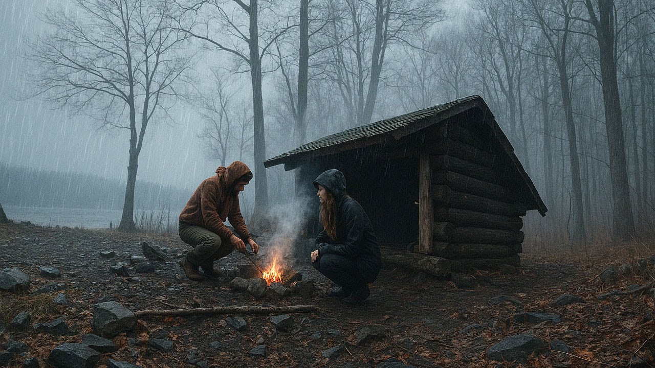 Backpacking to Echo Lake in the Rain