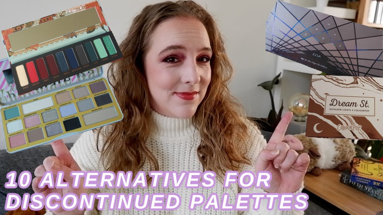 10 ALTERNATIVE PALETTES // Close dupes for discontinued & limited edition eyeshadow palettes