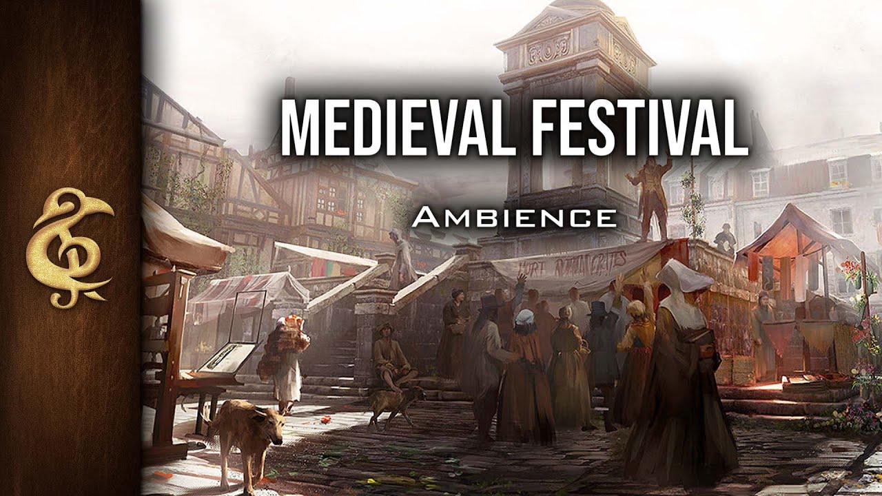 Medieval Festival | Bear Tamers, Music, People, Blacksmith, Ambience | 1 Hour