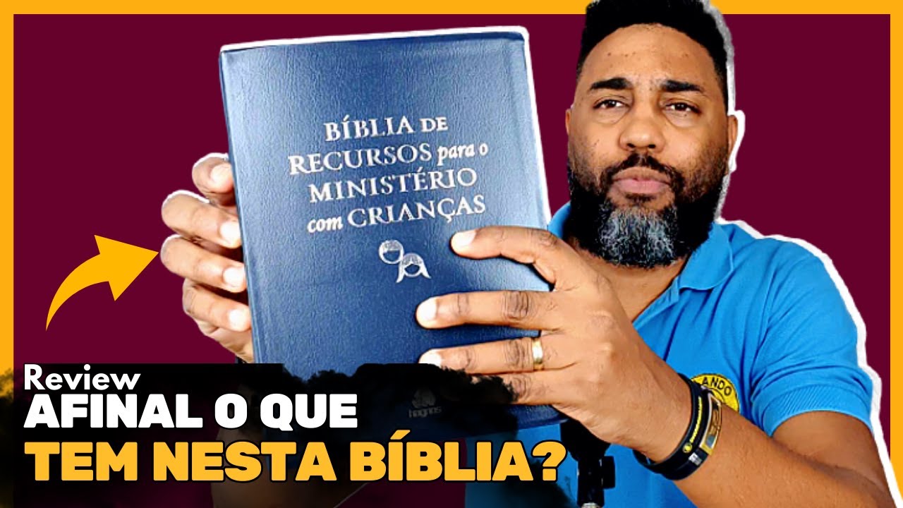 👑BÍBLIA DE RECURSOS PARA MINISTÉRIO COM CRIANÇAS APEC - Bíblia de Estudo | Flávio Sacramento