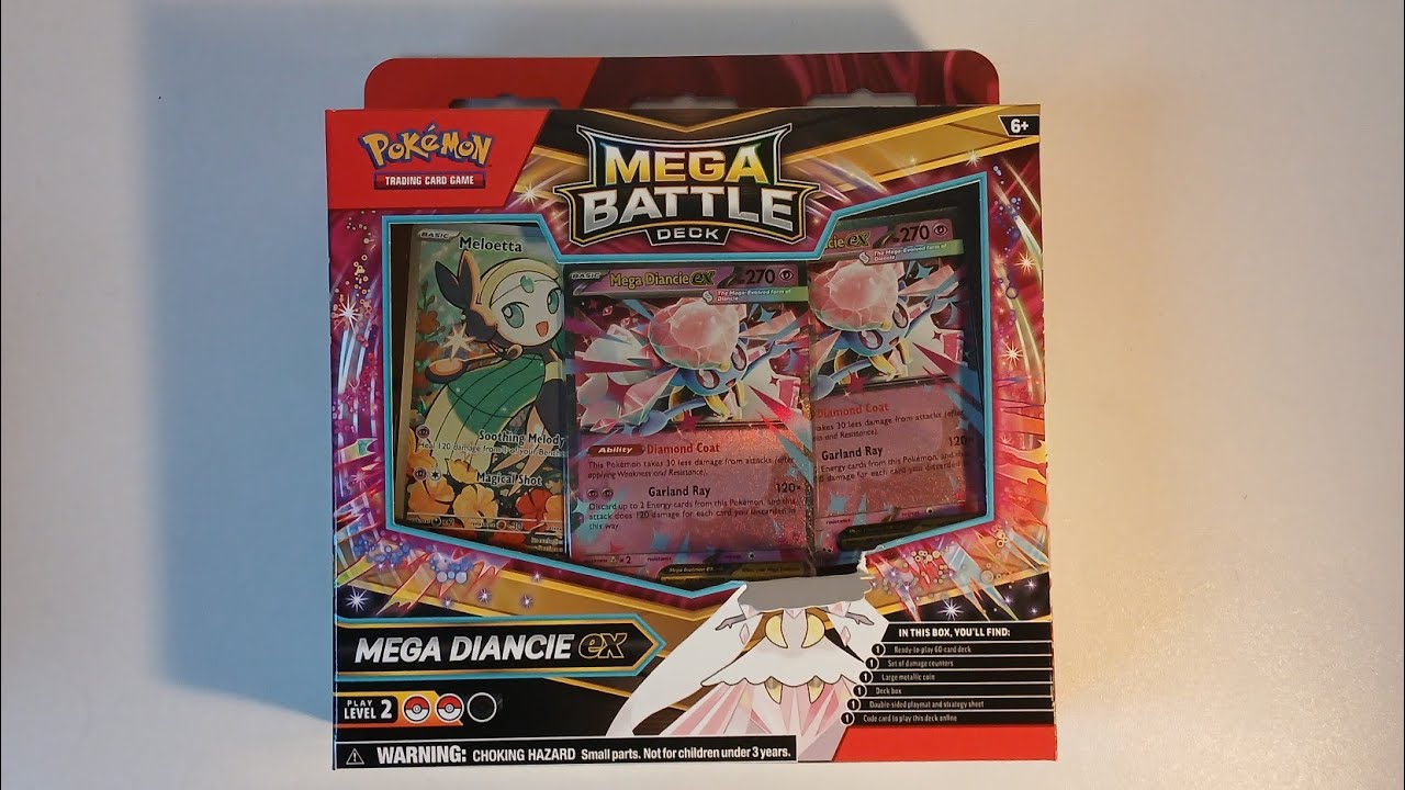 Pokémon TCG Mega Battle Deck: Mega Diancie ex unboxing!