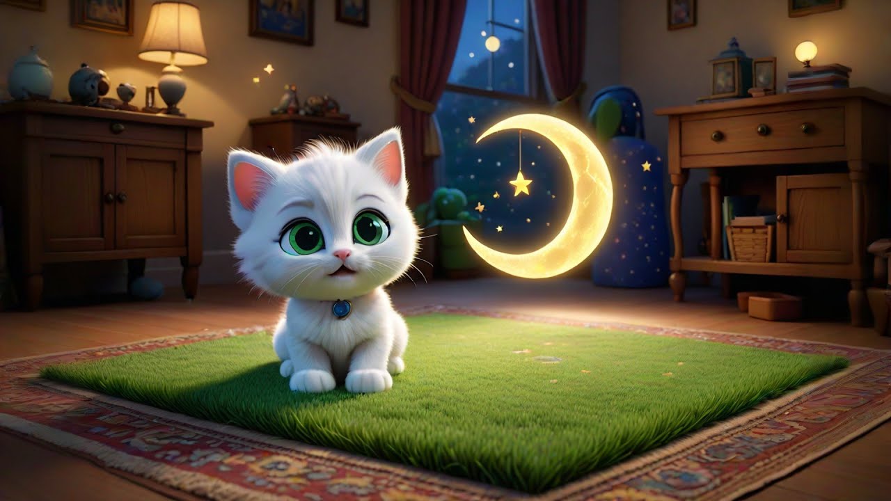Kitten&rsquo;s Journey to the Moon | Fun Space Adventure Song for Kids | Imaginative Nursery Rhyme