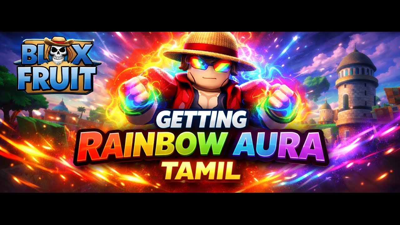 I got rainbow aura in blox fruit #bloxfruits #bloxfruittamil #tamilgamingcommunity 