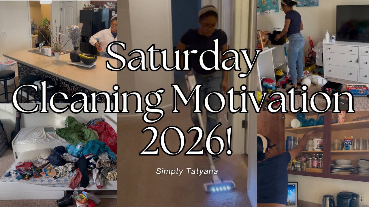 SATURDAY TACKLE THE CHAOS | CLEANING MOTIVATION | CLEAN WITH ME 2026