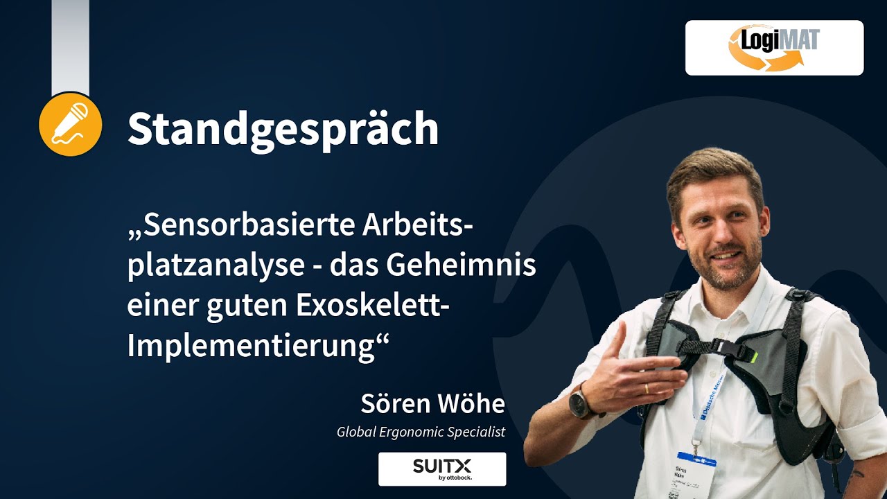 Erfolgreiche Zusammenarbeit: MotionMiners & SuitX by Ottobock auf der LogiMAT