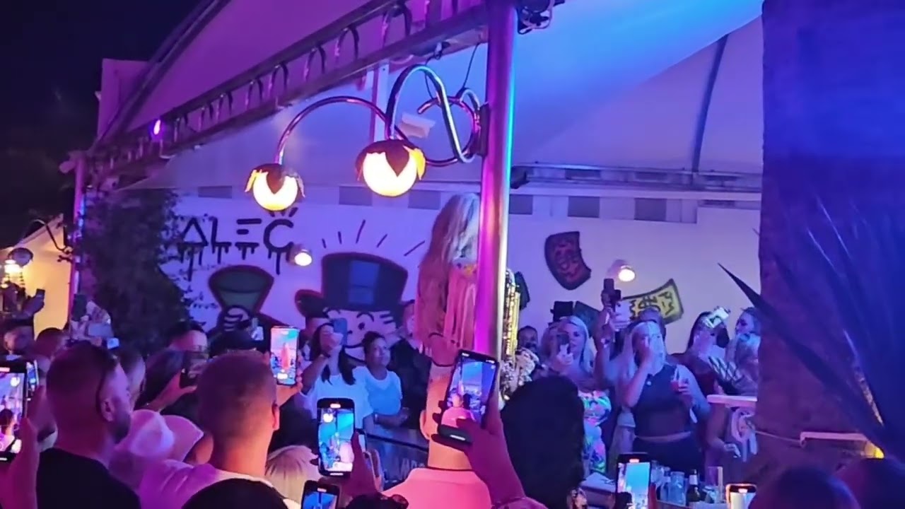 Ibiza the sunset strip, perfect evening with music and friends.