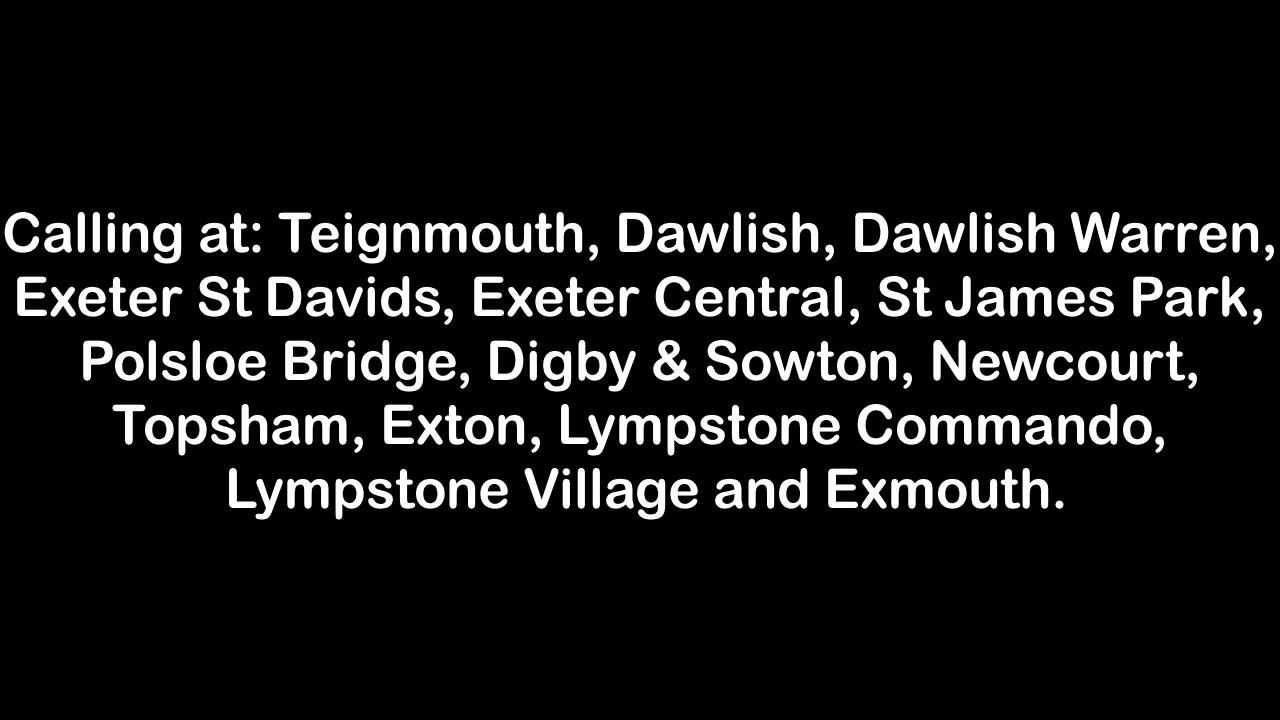 Newton Abbot Announcements 31/10/20