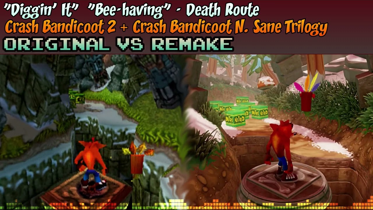 ♦ [Original + N Sane Trilogy] Crash 2 MASHUP — Diggin' It, Bee-having (Death Route)