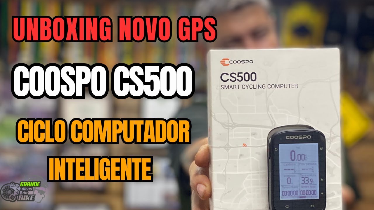UNBOXING CICLO COMPUTADOR INTELIGENTE COOSPO CS500