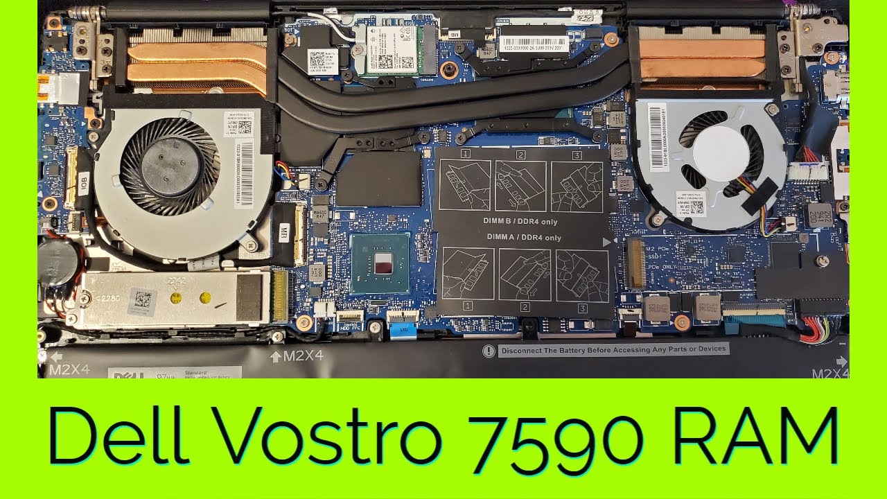 Dell Vostro 7590. Extra RAM! A fast how to.